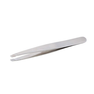 Pinzas de cejas de acero inoxidable personalizadas, venta al por mayor de fábrica, OEM - Product Image 5