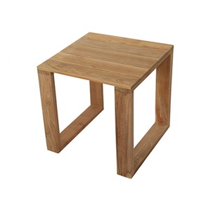 Modern Minimalist <b>Outdoor</b> Teak Wood <b>Side</b> <b>Table</b> Durable Handmade Solid Wood Coffee <b>Table</b> For Garden Patio Living Room Furniture - Product Image 3