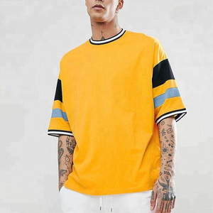 En gros 95% Coton 5% Spandex Ras Du Cou Muscle Fit Sport T-shirt À Séchage Rapide T-shirt - Product Image 1