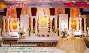 Marco trasero de boda estilo Puerta de moda, paneles de puerta de escenario de boda canadiense, parte trasera de Evento de boda antigua - Product Image 2