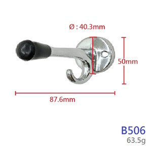 Nhà Vệ Sinh Treo Tường <span class=keywords><strong>Door</strong></span> Hook Chủ Cửa Stopper - Product Image 6