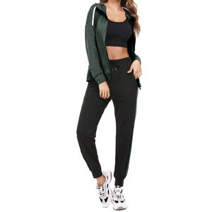 Vente en gros de survêtements d'hiver écologiques pour femmes, grande taille, couleur et logo personnalisés, manches longues - Product Image 2