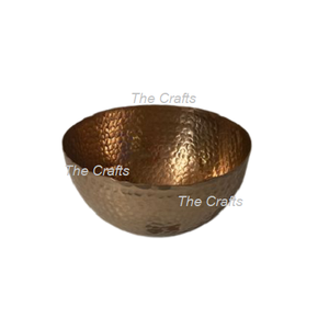 Cuenco para servir de vajilla martillada de metal para restaurante casero y hostelería, cuenco para comida de frutas y ensaladas a buenos precios - Product Image 1