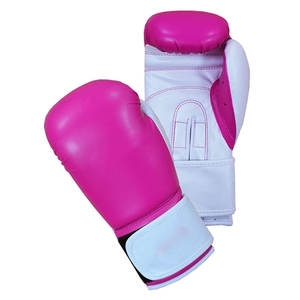 2024 venta al por mayor de alta calidad precios baratos nuevos guantes de boxeo rosa de cuero PU para mujer boxeador profesional para lucha - Product Image 5