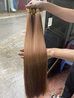 100% Ekstensi Rambut Remi Tulang Ekstensi Rambut Manusia Lurus dari Produsen Rambut Vietnam