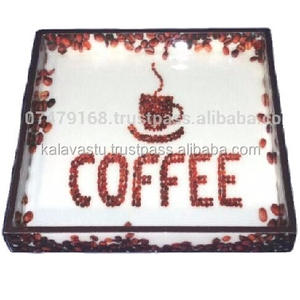 Plateau de service en bois imprimé en couleur avec finition brillante en céramique Articles de cuisine novateurs pour le service d'étage et les cadeaux uniques - Product Image 6