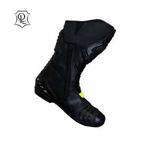 Botas Largas de Motociclismo para Hombre, de Cuero de Alta Calidad, Transpirables, Talla Grande, Impermeables, Resistentes al Fuego y Anti-UV - Product Image 5