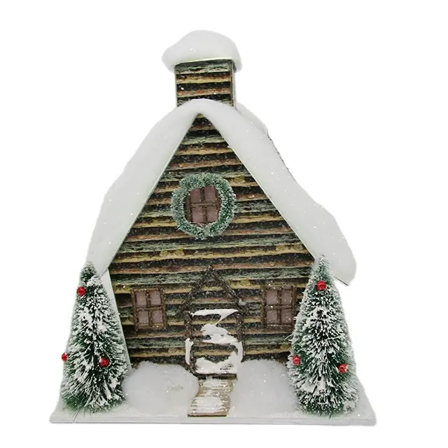 Высокое качество, Рождественское украшение для дома из бумаги с кисточкой для бутылок, деревья для елки, небольшое украшение