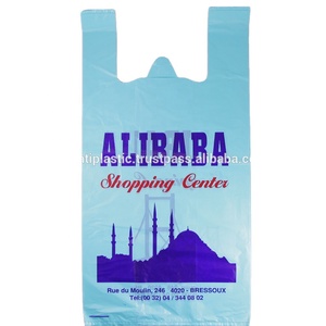 High Quality Durable HDPE Plastic T-Shirt <b>Bags</b> for Shopping and Bakers Turkey Supplier - Product Image 3