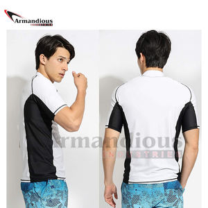 Protège-rash cool pour hommes, manches courtes, Design personnel, nouveau, vente en gros - Product Image 5