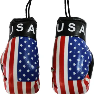 GAF Custom Mini Boxing Gloves For Car Accessories Cuba Flag Mini Flag Boxing Gloves For Car For Men And Women
