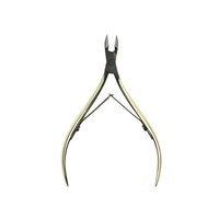 Vente chaude : Coupe-cuticules multifonctionnel haut de gamme en acier inoxydable à double ressort pour pédicure et soin des ongles des orteils