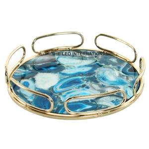 Plateau en aluminium de haute qualité, meilleur plateau de rangement décoratif en métal pour la cuisine et le buffet d'hôtel, prix bas - Product Image 6