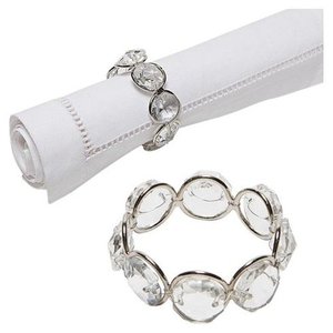 Rond de serviette en métal de taille personnalisée classique élégant fait à la main porte-mouchoirs classique élégant rond de serviette en métal de luxe - Product Image 4
