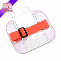 Porte-cartes d'identité en silicone coloré, brassard pour cartes Standard