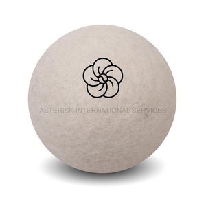 Balles à linge en feutre fait à la main, 100%, produit de blanchisserie avec impression de fleurs, en peluche de nouvelle-zélande - Product Image 1