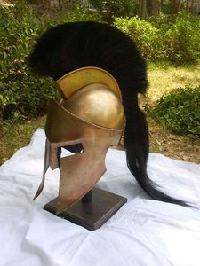 Medieval 300 Movie <b>Armor</b> Helmet Antique Brass Armour <b>Spartan</b> Helmet CHMN406 - Product Image 6