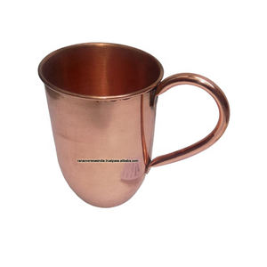 Plain Pure Copper Moscow Mule <b>Mug</b> for Christmas , Valentine , Birthday , Party , and Gifts - Product Image 1
