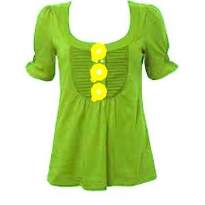 Women Adult Fashionable Summer Collection Cotton Knitted Single Jersey Women Peplum Designer <b>Top</b> DaisyApparel in India - Product Image 2