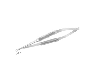 Allsome — support chirurgical pour Micro aiguilles truutman 12CM, outil avec manche rond délicat fortement incurvé, qualité allemande - Product Image 4
