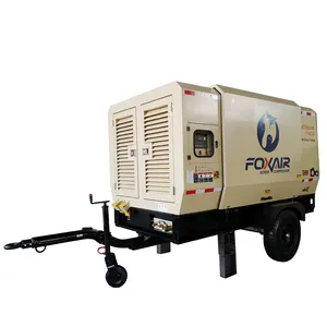 Heavy Duty 14bar 690cfm 750cfm 800 Cfm 19m3 20m3 Diesel Cummins Air End Ingersoll Rand (GHH) Mobile Compressor