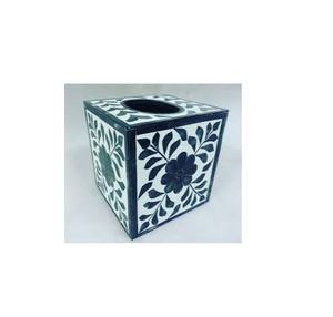 Soporte de pañuelos blanco y negro, decoración de escritorio para baño, dormitorio y oficina, producto en oferta, 100% - Product Image 1