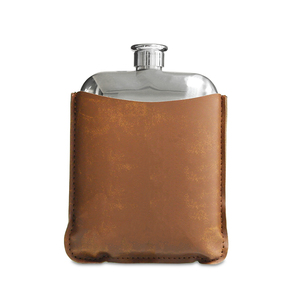 Gourde rectangulaire en acier inoxydable 304, étanche, portable, pour whisky, design minimaliste, logo personnalisé, 6 oz, gourde de randonnée - Product Image 6