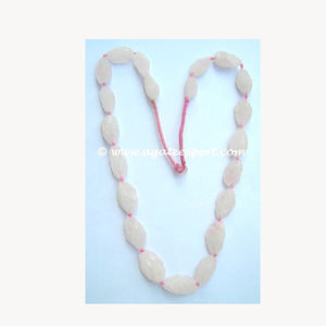 Brésilien Cristal Fait À La Main en forme D'amande Collier de perles - Product Image 4