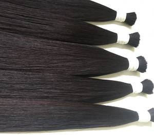 ผมต่อแบบมีกระดูกสีดำย้อมสองชั้นทำจากผมบริสุทธิ์เรมี่เกรด1B - Product Image 3