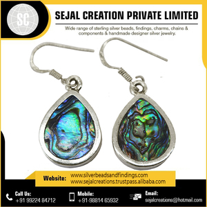 Boucles d'oreilles fantaisie Boucles d'oreilles en argent 925 au prix de gros Vente en gros de haute qualité Boucles d'oreilles de bijoux fins DE VENDEUR INDIEN et FOURNISSEUR DE VENDEUR INDIEN et FOURNISSEUR Vente en gros - Product Image 3