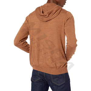 Unique Style Men Zip Up Hoodie In Grey Color Custom Made High Quality Men Hoodie - Product Image 6