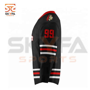 Sweat à capuche en polaire pour hockey sur glace, sweat-shirt personnalisé par Sublimation, jersey, nouveau design - Product Image 3