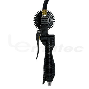 เครื่องวัดลมยางเลมาเทค 0-160 ปอนด์ต่อตารางนิ้ว ปั๊มลม ABS สำหรับรถยนต์และมอเตอร์ไซค์ พร้อมเกจวัดแบบหมุนได้ และระบบควบคุม 3 ฟังก์ชั่น - Product Image 4