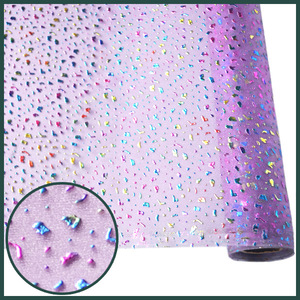 Mới Ra Mắt 100% <span class=keywords><strong>Polyester</strong></span> Plain Nhuộm Lưới Vải Nhựa Nhỏ Giọt Lưới Vải Cho Giày Và Váy Cưới - Product Image 5