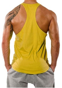 เสื้อกล้ามสำหรับผู้ชาย,เสื้อออกกำลังกายผ้าระบายอากาศได้ดีแบบเรียบสำหรับใส่ไปยิม - Product Image 4