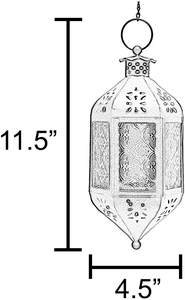 Candelabro colgante de Metal/hecho a mano marroquí, soporte de linterna para decoración de boda de la mejor calidad - Product Image 3