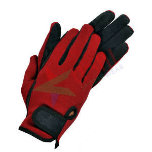 Guantes de carreras cómodos duraderos de alta calidad para damas para montar a caballo deportes ecuestres alto agarre para motocicleta al por mayor - Product Image 2