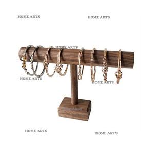 Présentoir de bijoux en bois fait à la main à 2 niveaux, taille et forme personnalisées, pour le rangement des bijoux - Product Image 4