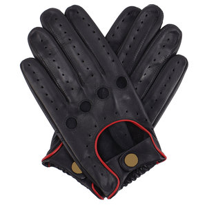 Unisex Warm Lambskin Genuine Leather <b>Driving</b> <b>Gloves</b> with Custom Logo for Sports Outdoor Casual Use - Product Image 3