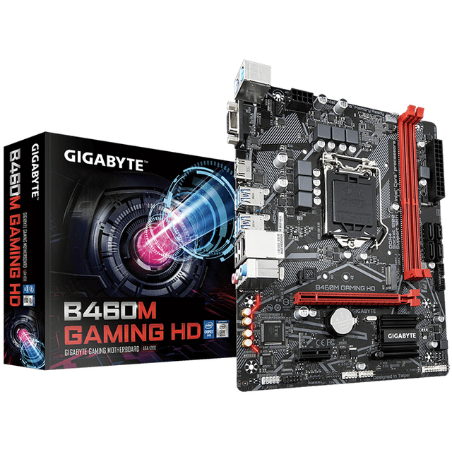 GIGABYTE B460M GAMING HD Used Motherboard with Intel LGA 1200 Socket B460 Chipset Support 10th Gen Core Series Processors