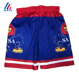Shorts de basketball imprimés en gros pour hommes, shorts de basketball vierges, impression personnalisée du nom de l'équipe - Product Image 2