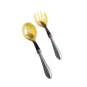 Ensemble de cuillères à vaisselle élégantes en acier inoxydable Cuillère de mariage Ustensiles de cuisine de restaurant Couverts Design simple Qualité supérieure Inde - Product Image 1