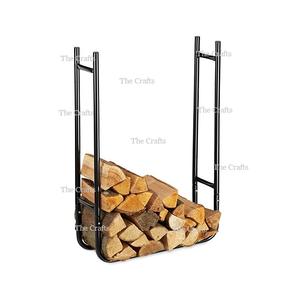 Porte-bûches de jardin au design classique en fer noir, porte-bûches de taille et de forme personnalisées à bas prix - Product Image 3