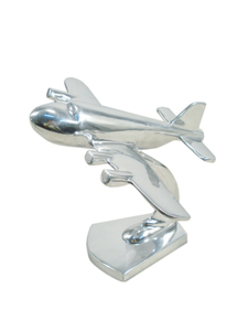 Excellent Quality Aluminium <b>Model</b> Silver <b>Aeroplane</b> With Stand - Product Image 6