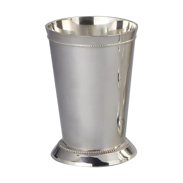 Manufacturer of Silver Mint Julep Cup High Quality Silver Plated Beaded Mint Julep Cup