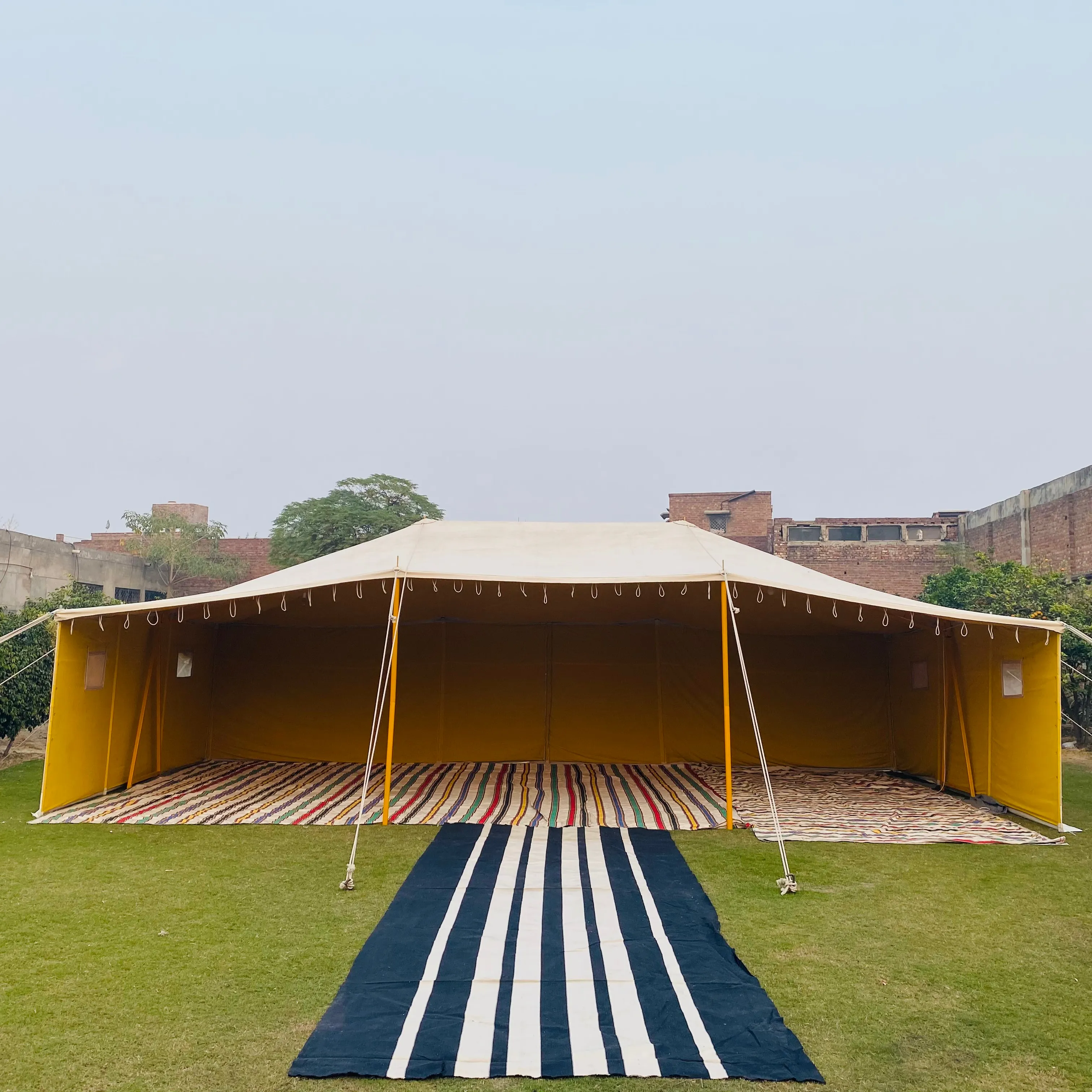 Tenda da Safari per tenda da campeggio all'aperto in tela impermeabile mediorientale di lusso per il mercato dell'arabia saudita