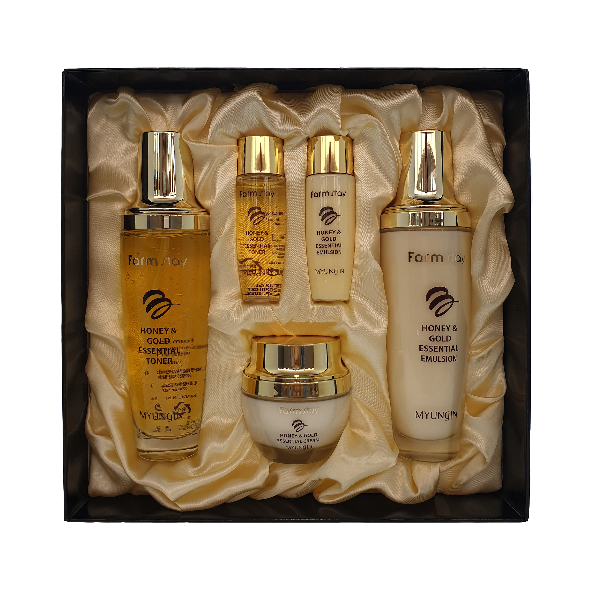 FARMSTAY HONEY & GOLD ESSENTIAL SKIN CARE 3SET