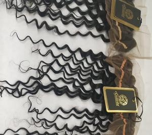 Indien africain crépus bouclés 13X4 13X6 fermeture frontale 6x6 140 densité fermetures frontales ensemble échantillon gratuit Extensions de cheveux en gros - Product Image 4