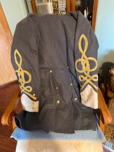 Chest Grey Custom Logo 100% Lana Tela Siglo XVIII Uniforme New Civil Frock Coats - Product Image 3