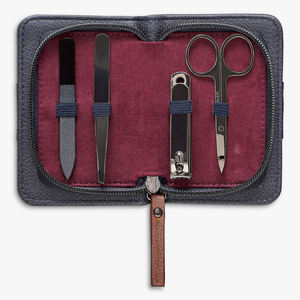 Juego de Manicura y Pedicura Profesional ODM OEM de 4 Piezas, Acero Inoxidable, Acabado Plateado Espejo, Cortaúñas, Kit de Cuidado Personal - Product Image 6